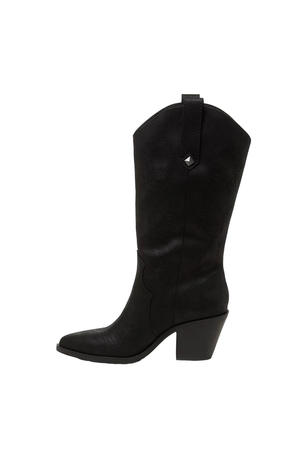 Black Feria Long Boots, Image 3 of 6