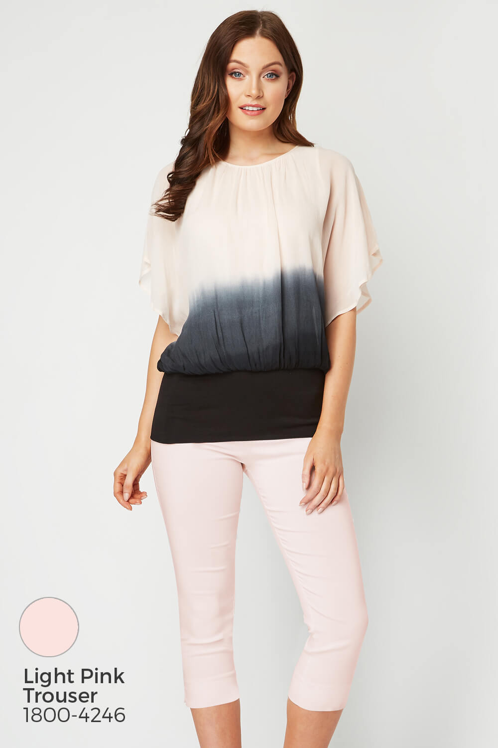 PINK Ombre Batwing Top, Image 8 of 8
