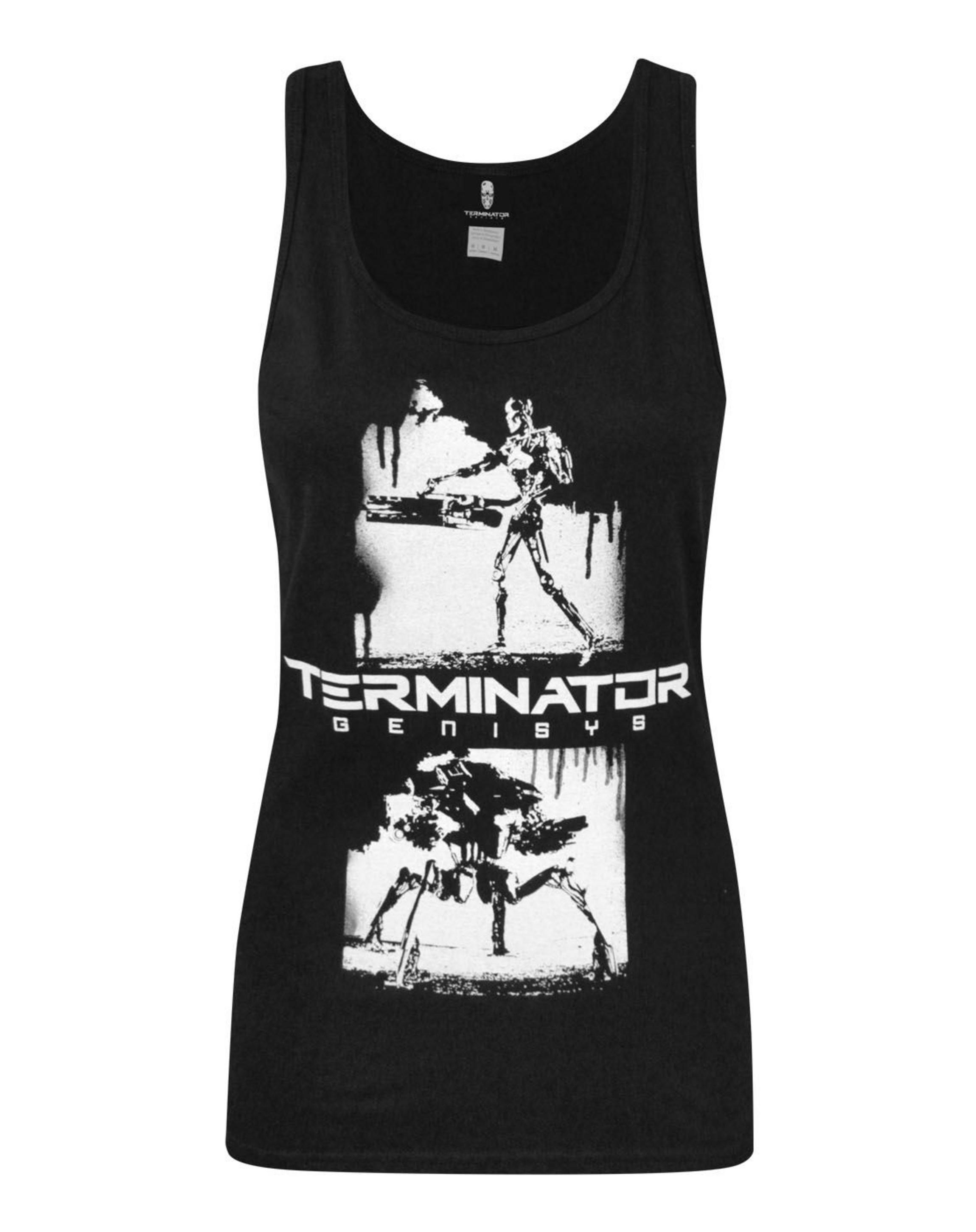 Black Terminator Genisys Graffiti Women's Vest