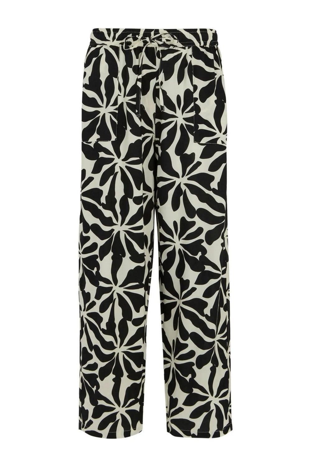 Multi Elbrie Abstract Floral Trousers, Image 1 of 3