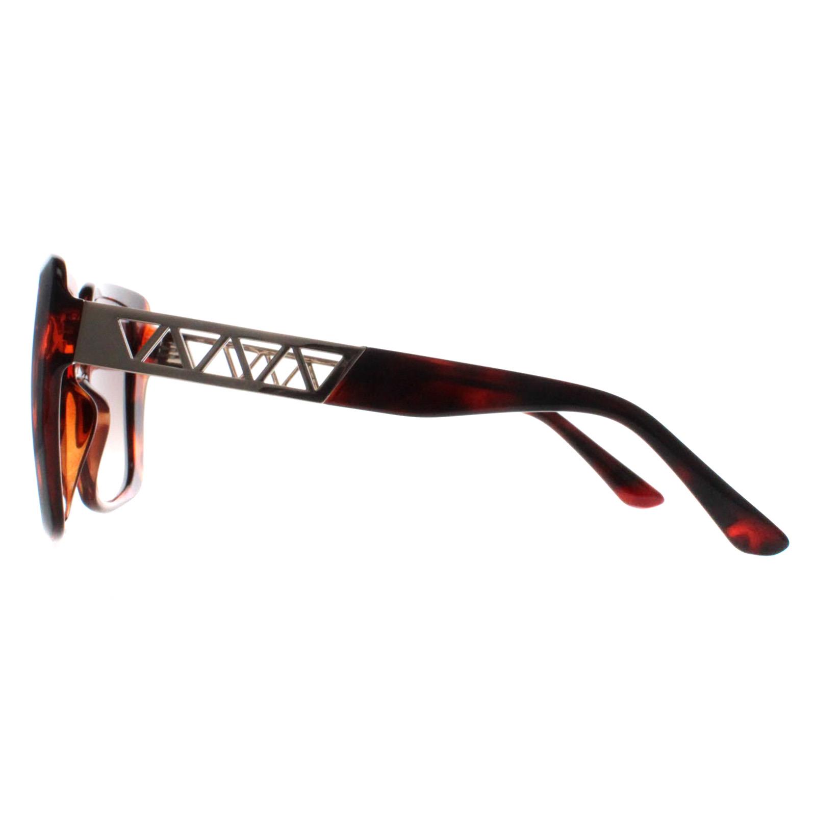 Black Guess Black Square Dark Havana Brown Gradient GU7689, Image 3 of 4