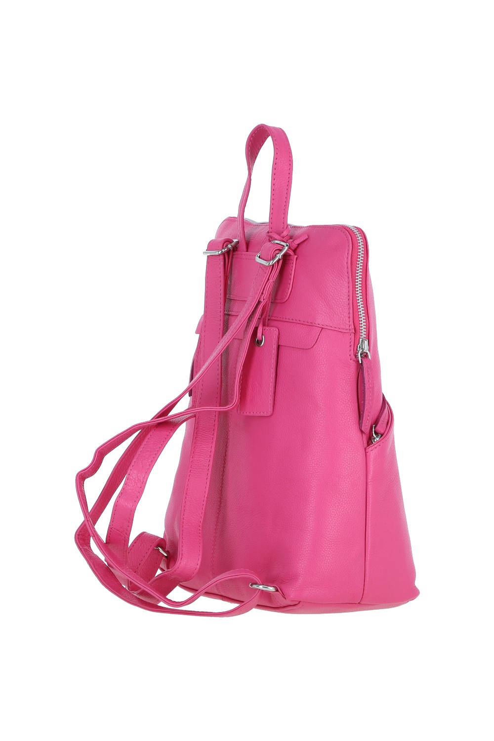 Pink Ashwood Leather Pink 'Westminster' Real Leather Backpack, Image 4 of 4
