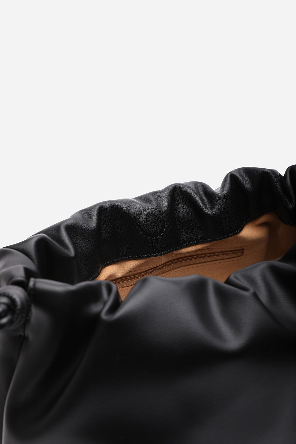 Black Where's That From Black Auric Drawstring Shoulder Bag, Image 5 of 8