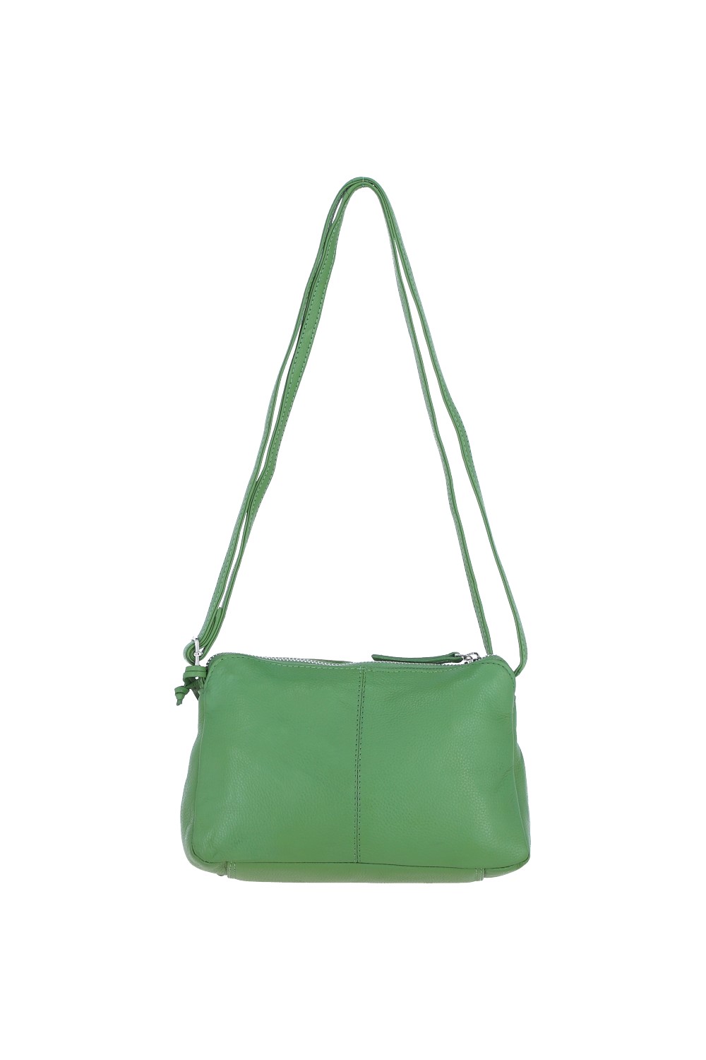 Green 'Perth' Elegant Real Leather Crossbody Bag, Image 4 of 5