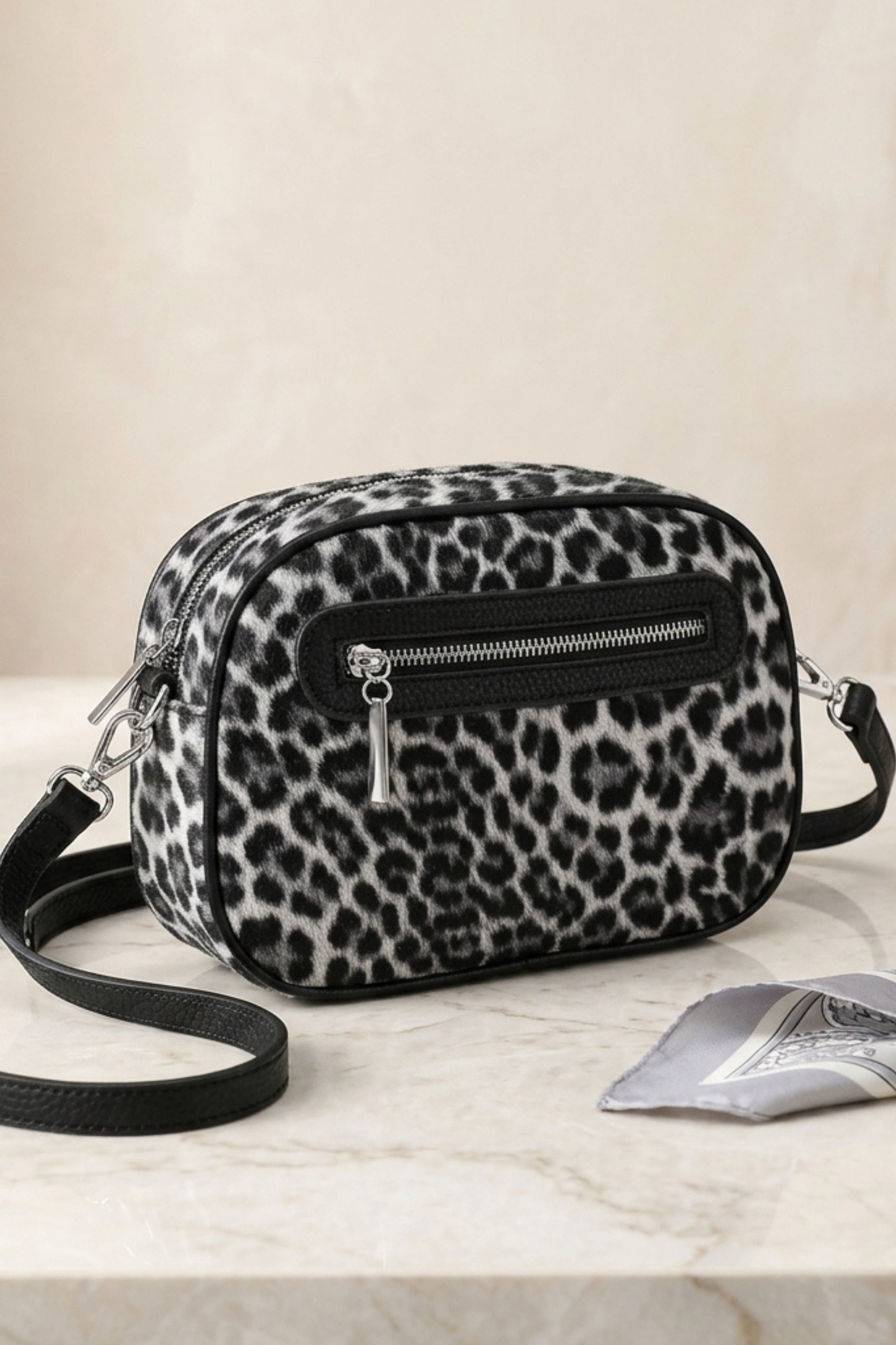 Leopard Print Crossbody Bag – Nova, Image 1 of 2