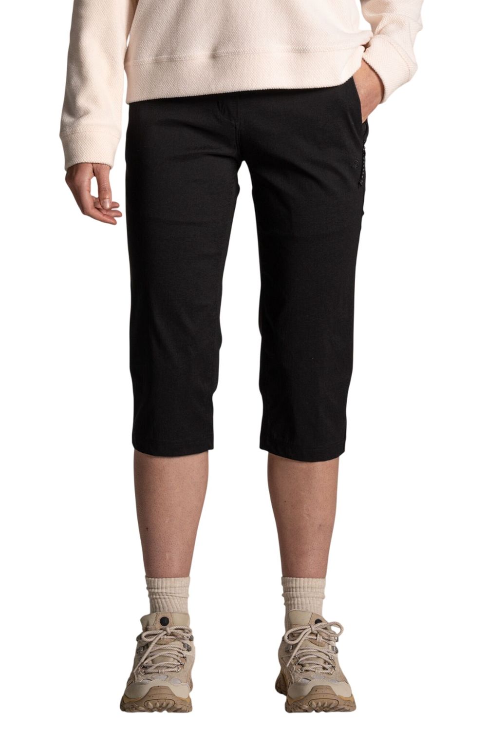 Black Kiwi Pro III Cropped Trousers, Image 3 of 4