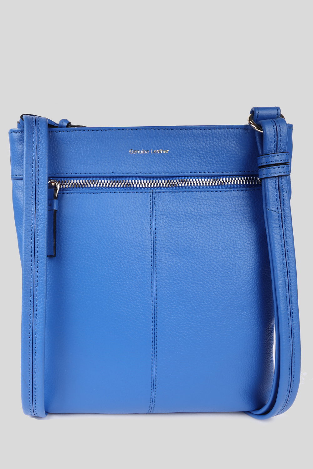 Blue 'Heaven' Real Leather Cross Body Bag, Image 3 of 4