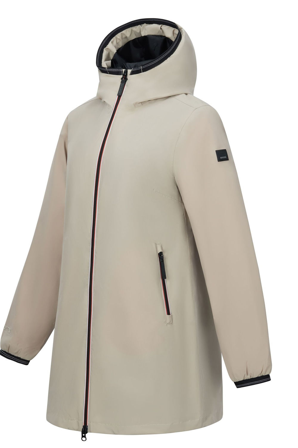Ecru Regatta Ecru Lenika Waterproof Jacket, Image 3 of 5