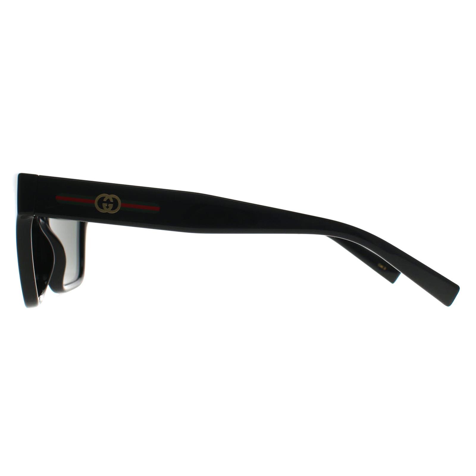 Black Cat Eye Shiny Black Grey GG1982S, Image 3 of 3
