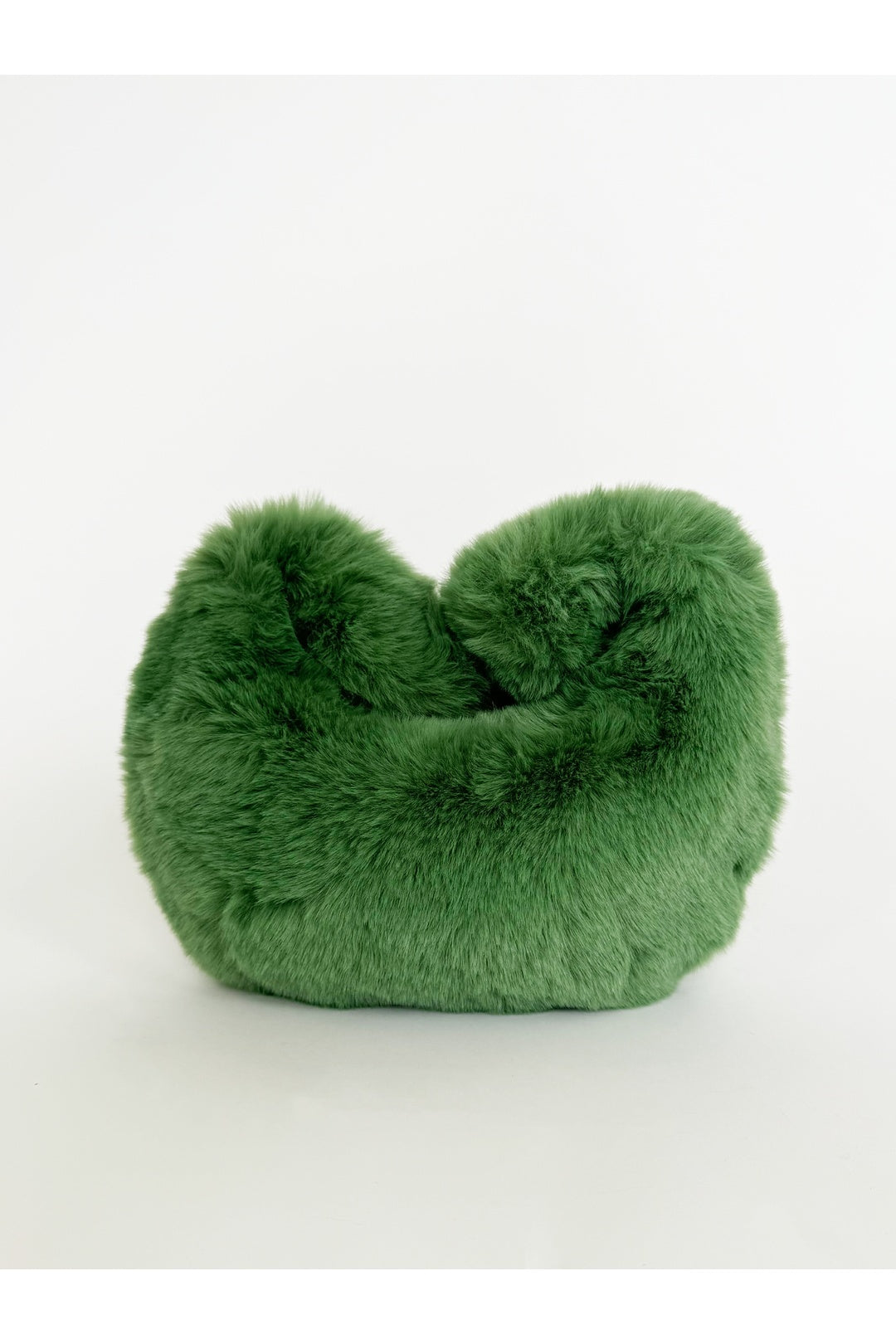 Green Faux Fur Soft Grab Bag, Image 4 of 6