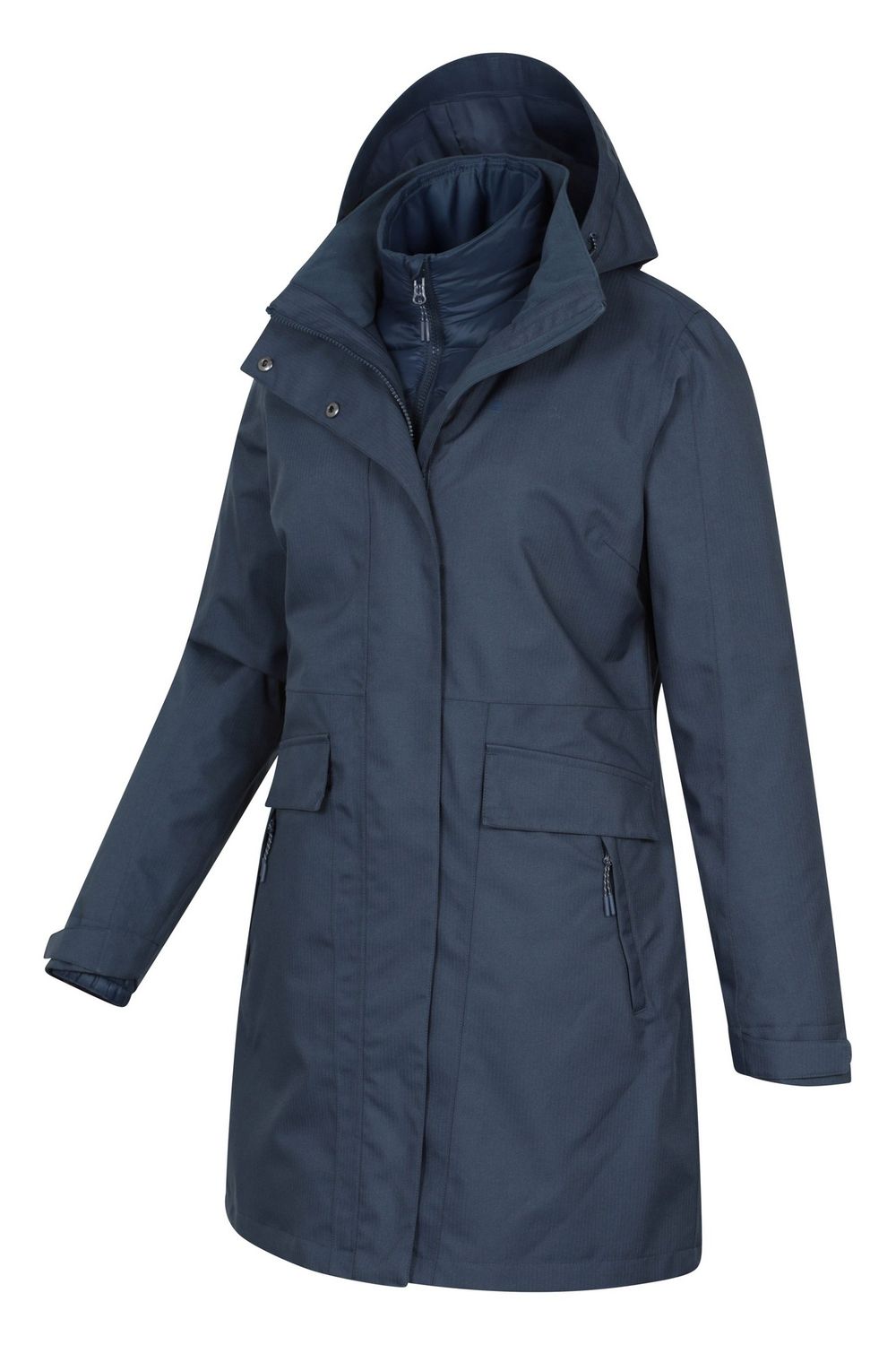 Blue Rain On 3 in 1 Waterproof Jacket, Image 3 of 4