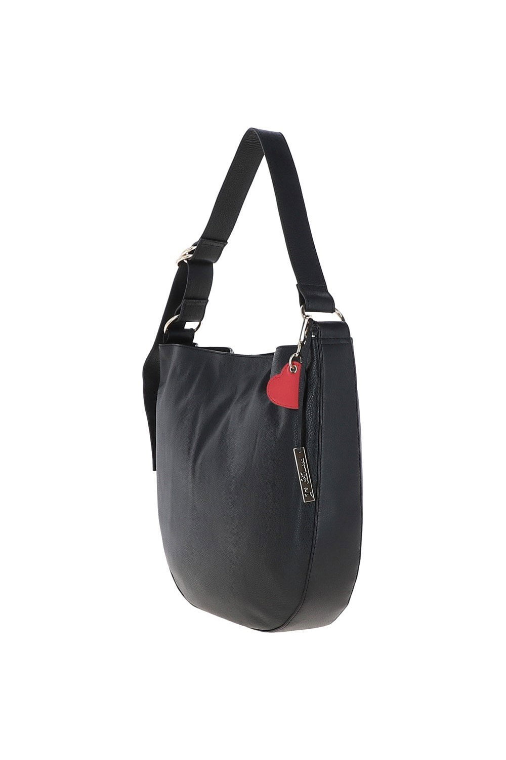 Black Ashwood Leather Black 'Shanta' Long Handle Large Real Leather Tote Bag, Image 2 of 4