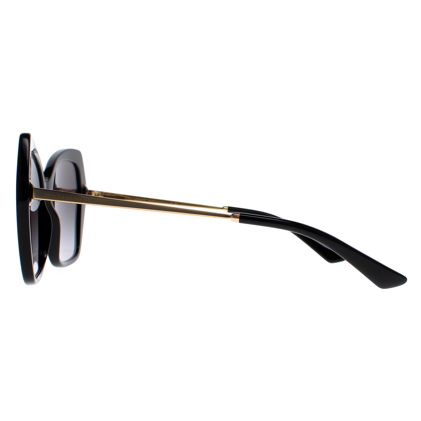Black Dolce and Gabbana Black Butterfly Black Grey Gradient DG4399, Image 3 of 6