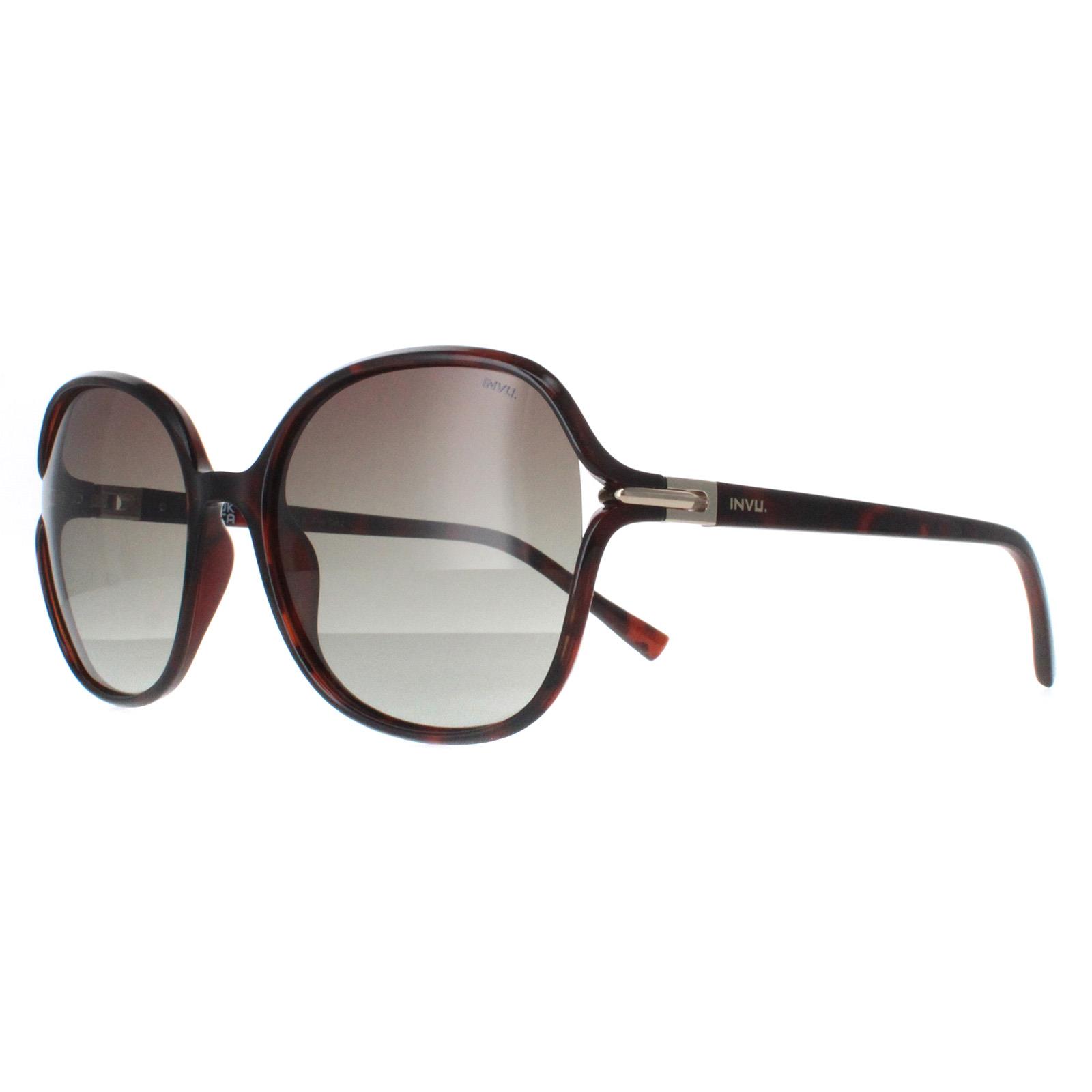 Brown Square Warm Demi Brown Tortoise Brown Polarized B2114, Image 2 of 5