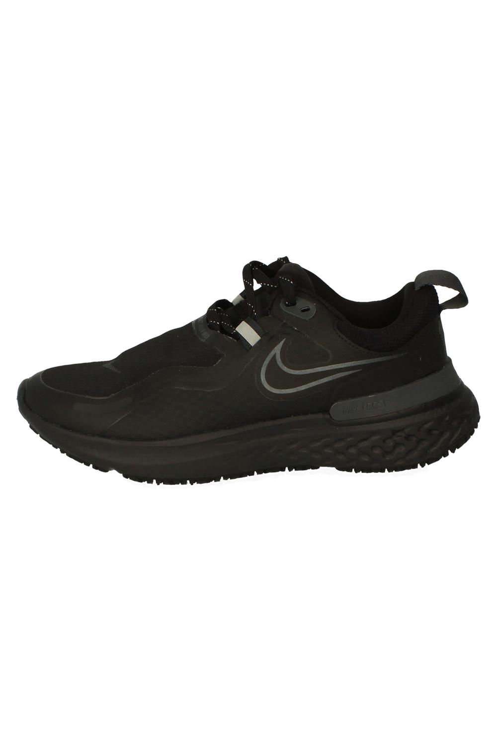 Black Nike Womens React Miler Shield Running Trainers, Image 1 of 6