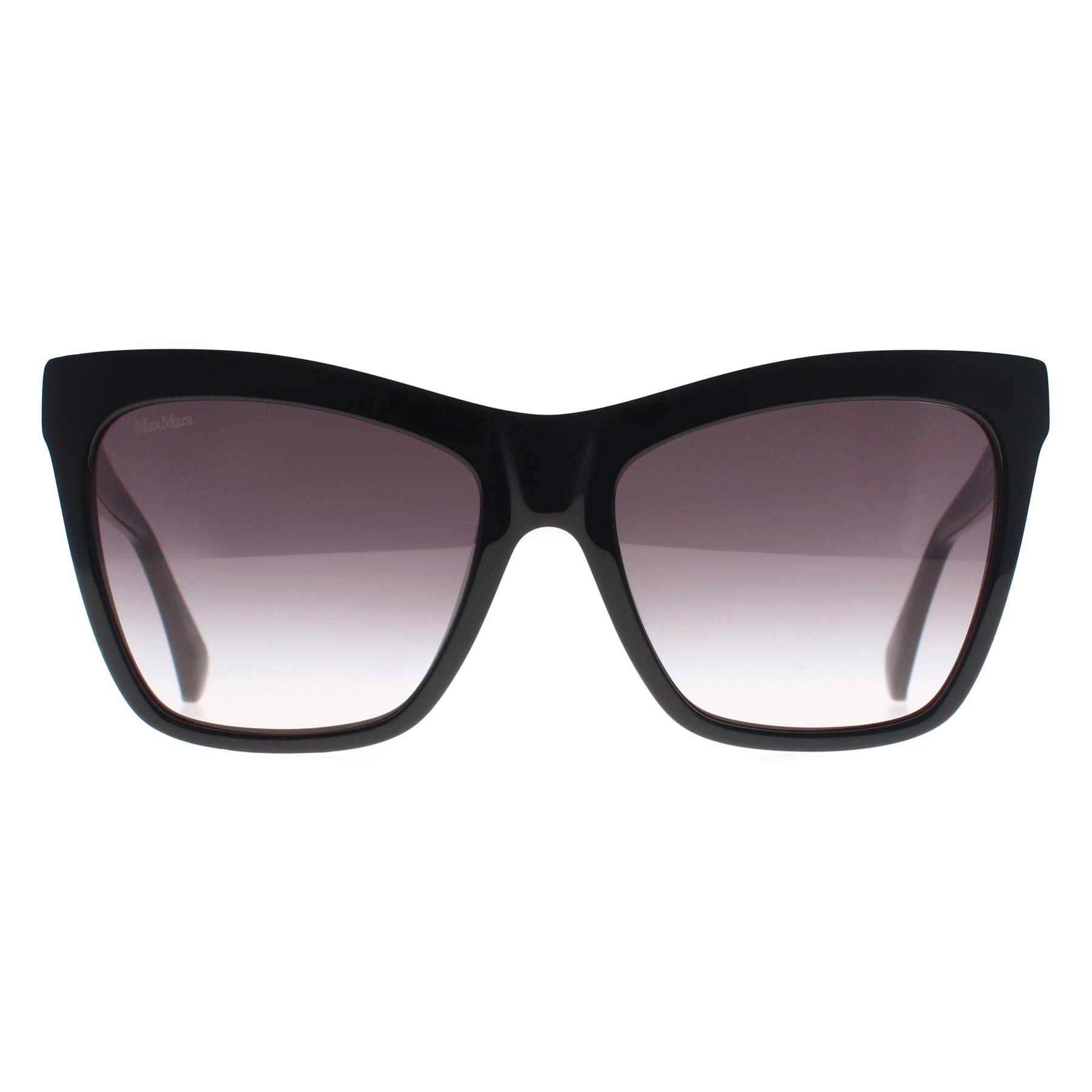 Black Cat Eye Shiny Black Smoke Grey Gradient MM0008 Logo2, Image 1 of 3