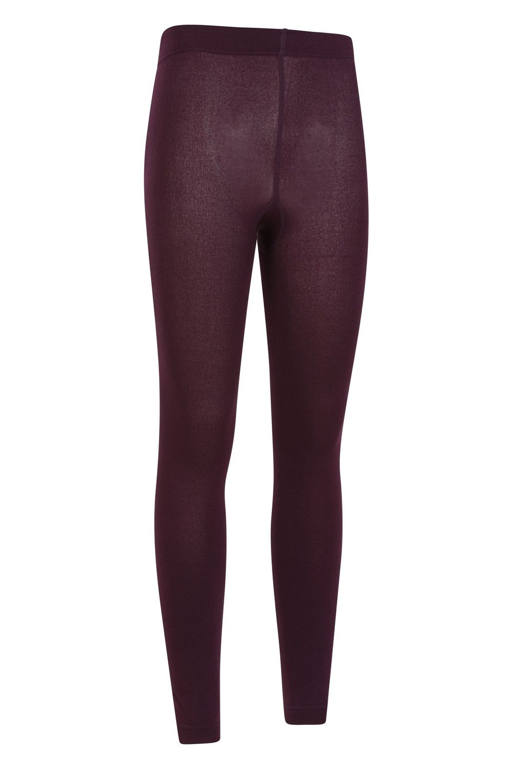 Burgundy Brushed Isotherm Leggings, Image 4 of 4