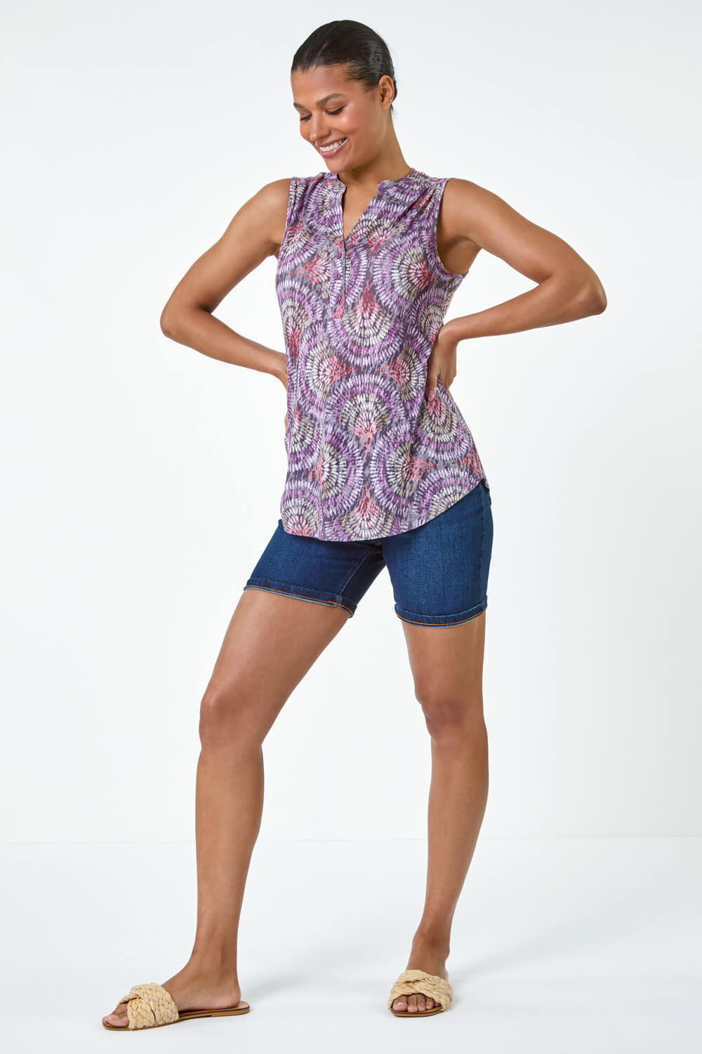 The Purple Swirl Top