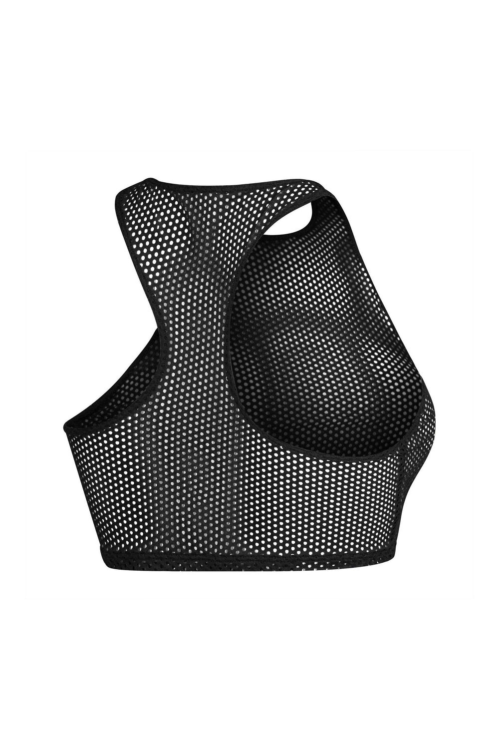 Grey Mesh Crop Top, Image 2 of 2
