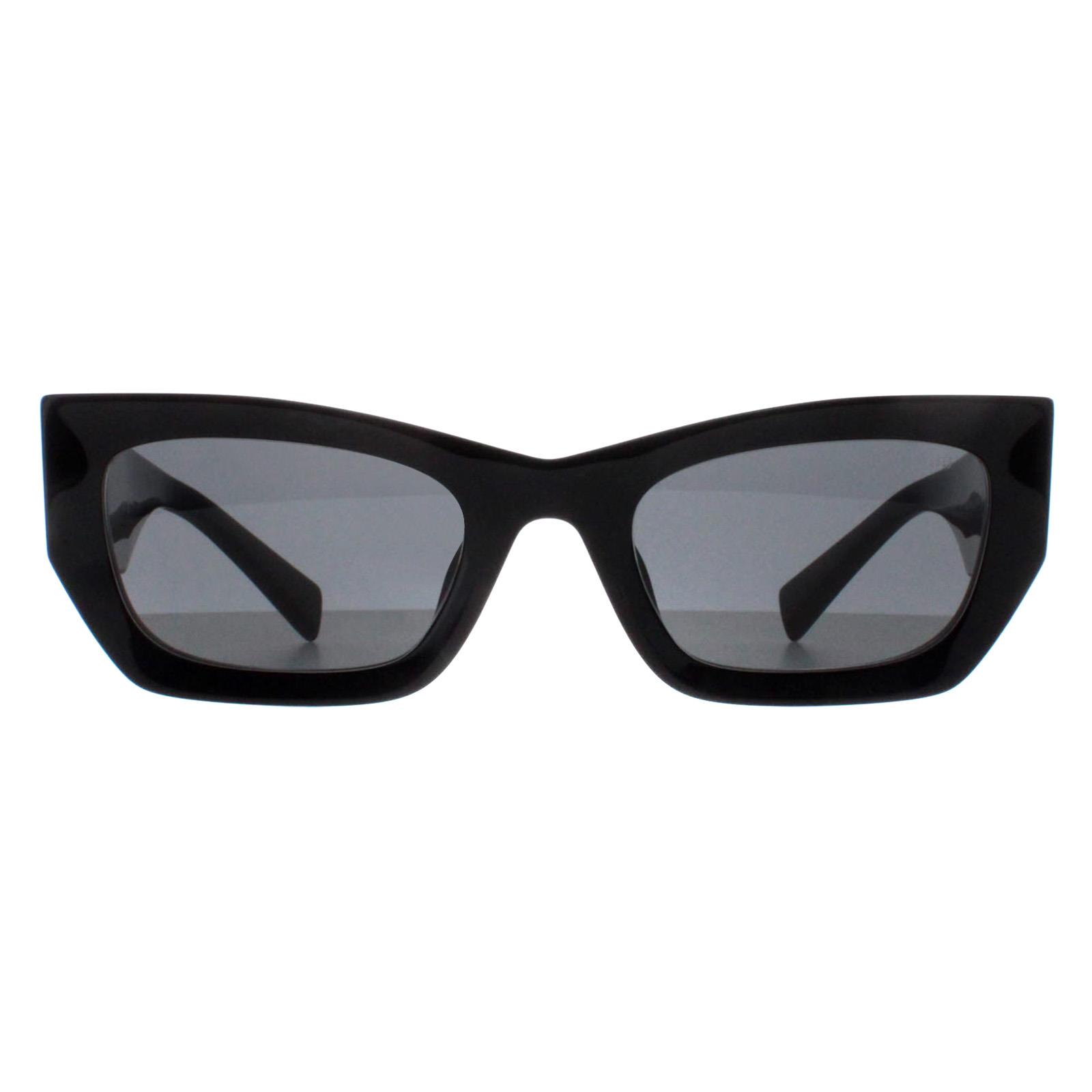Black Miu Miu Black Rectangle Black Dark Grey MU09WS, Image 1 of 4