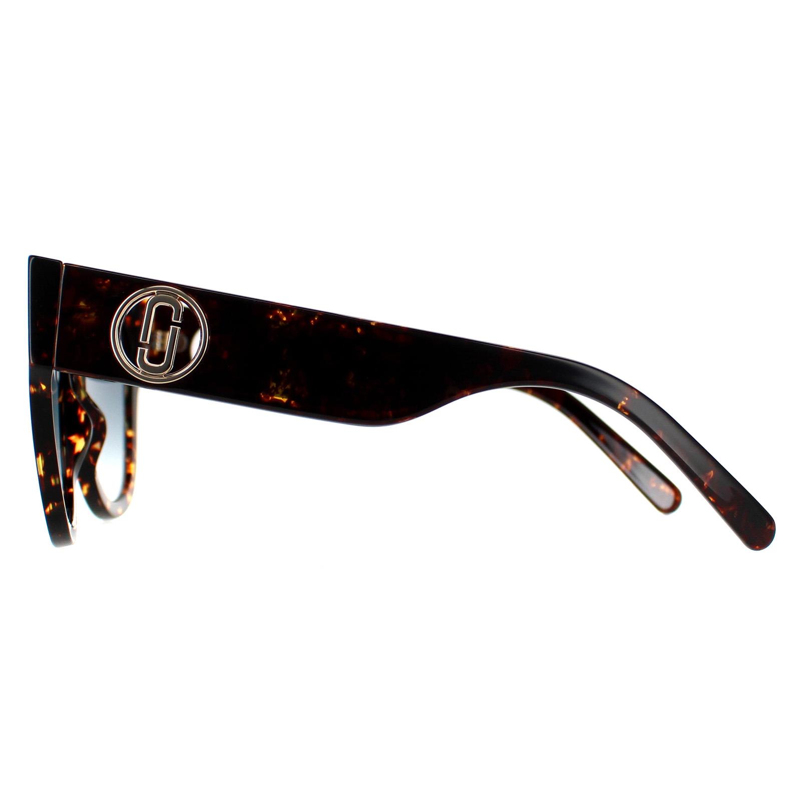 Brown Cat Eye Dark Havana Blue Gradient MARC 697/S, Image 3 of 4