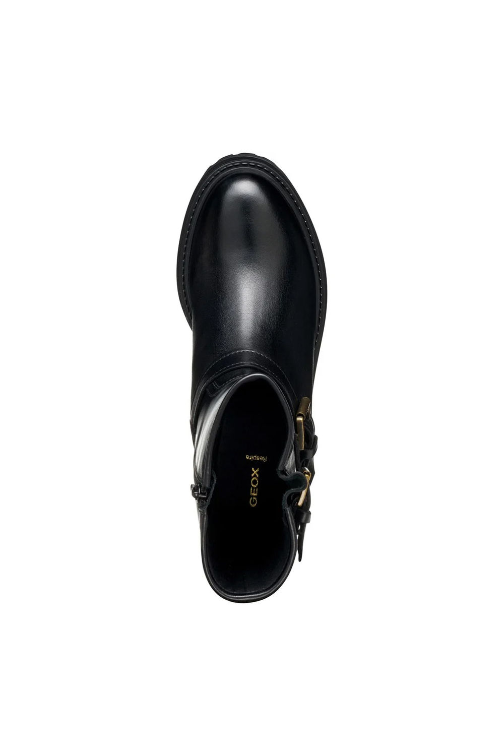 Black D Iridea D Leather Ankle Boots, Image 4 of 5