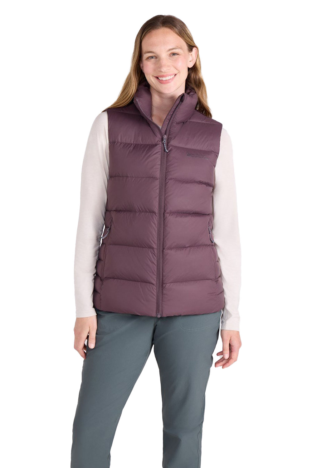 Purple Stratus Packable Gilet, Image 4 of 5