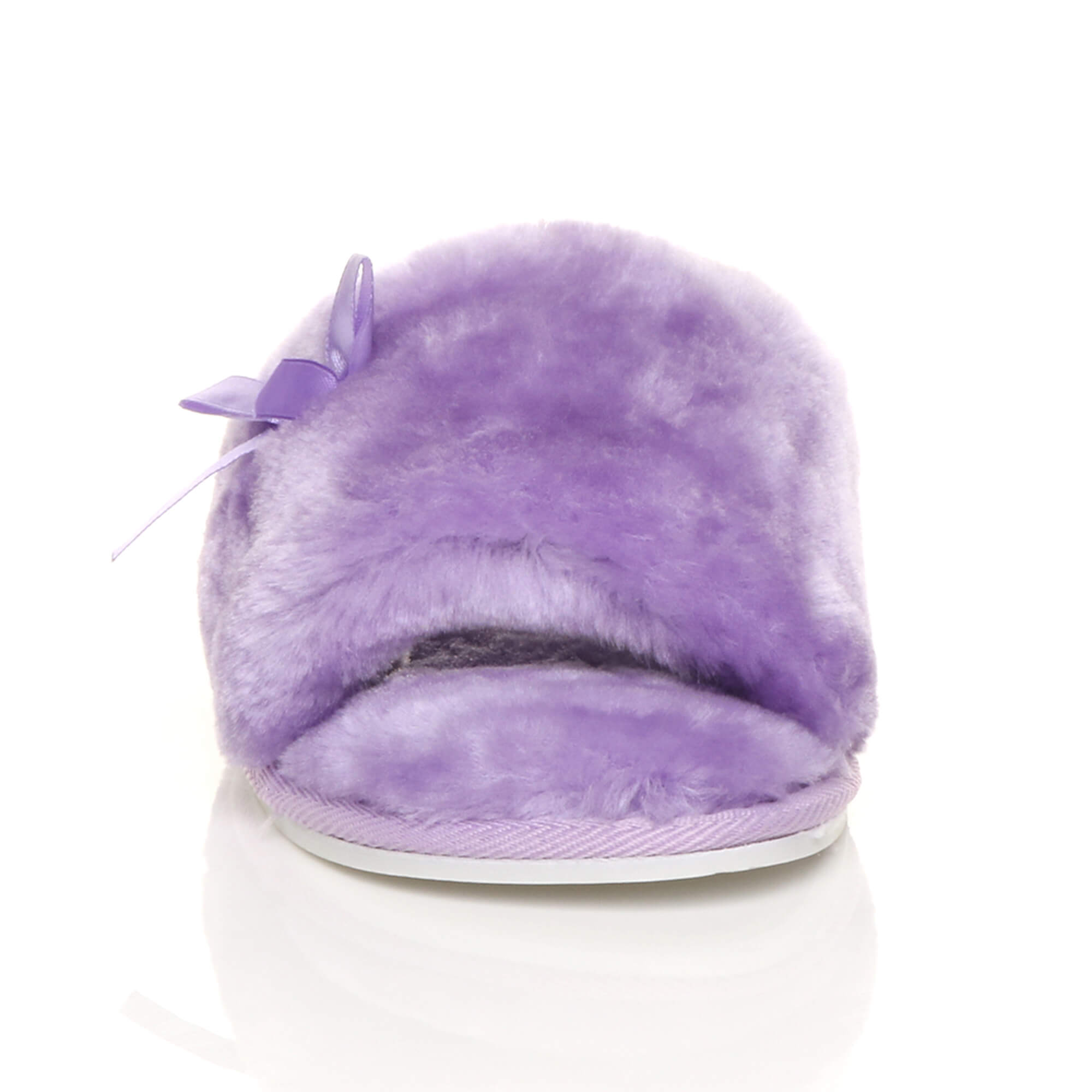 Lilac AJVANI Lilac Peep Toe Sandals Slippers, Image 6 of 6