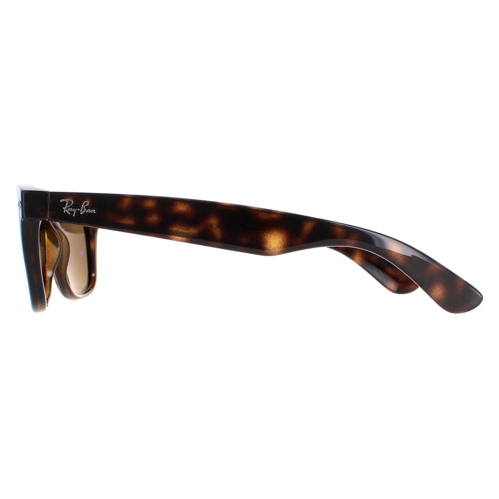 Brown Ray-Ban Brown Rectangle Tortoise Brown Polarized Sunglasses, Image 3 of 6