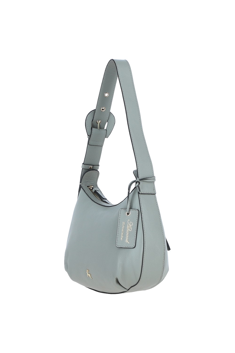 Olive 'Nevina' Real Leather Shoulder Bag, Image 2 of 4