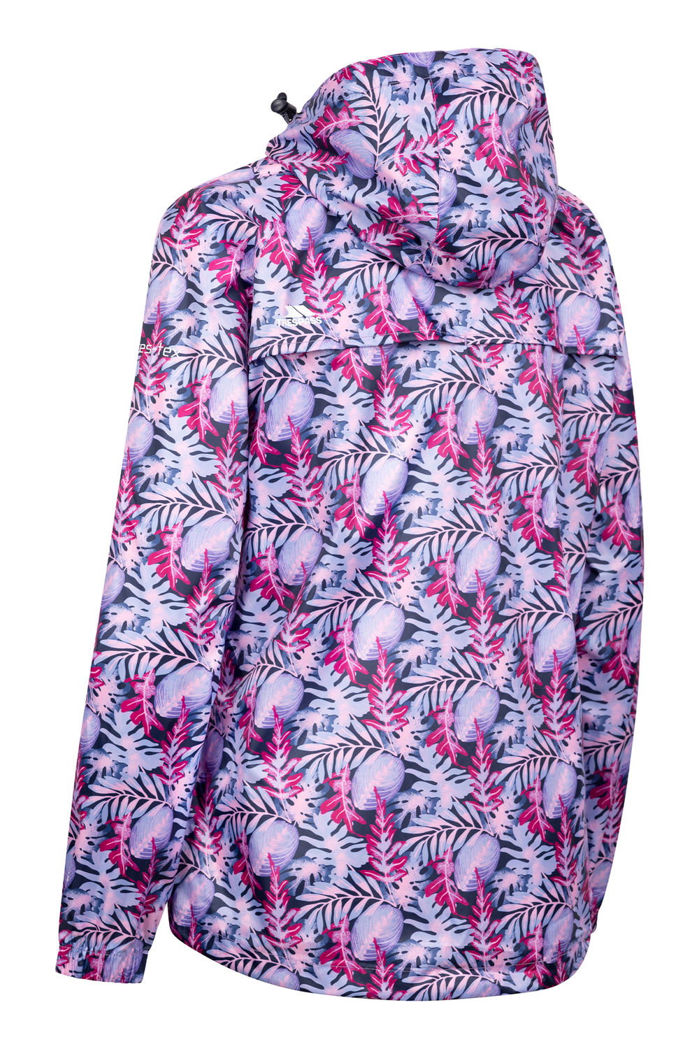 Multi Indulge Foliage Print Packaway Jacket, Image 2 of 2