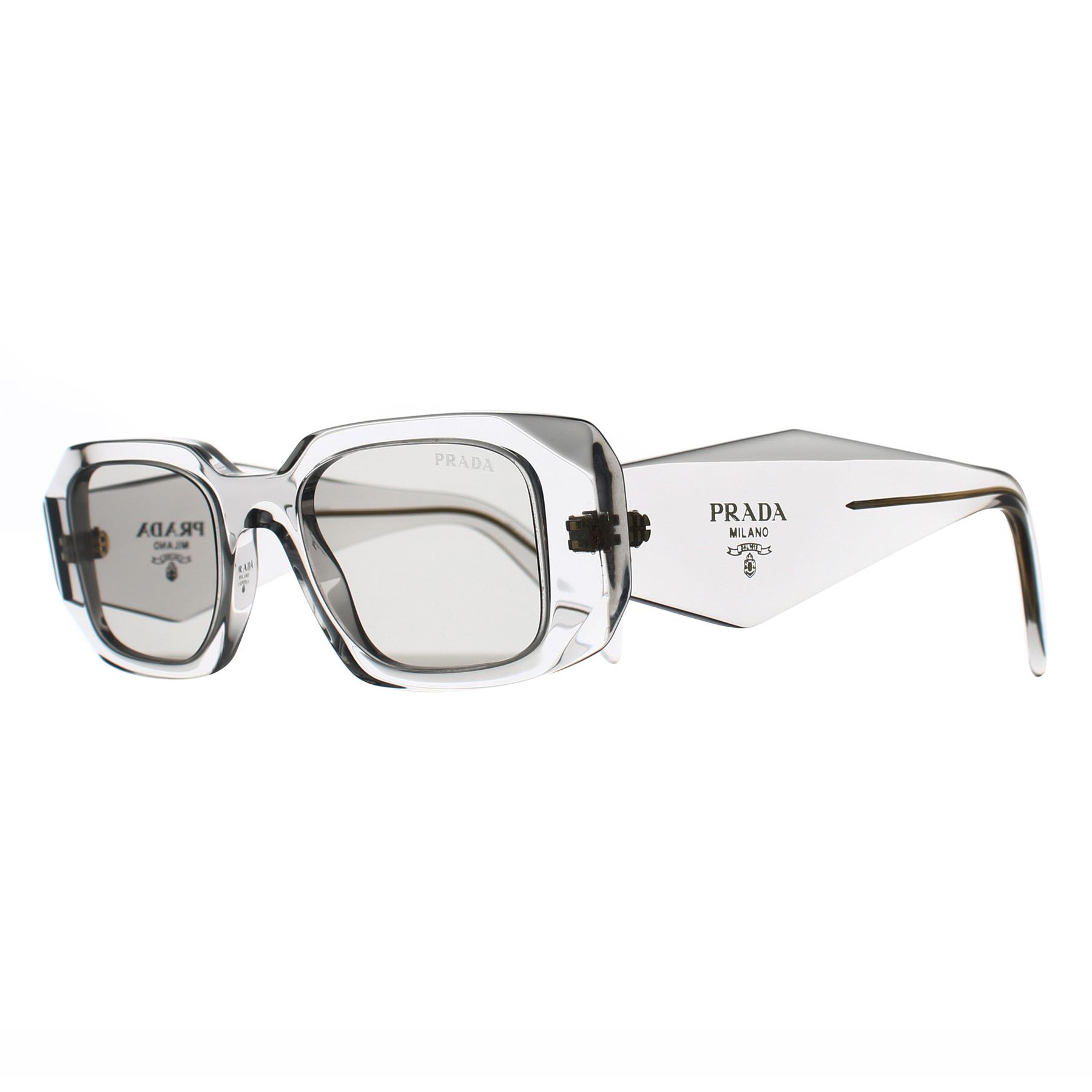 Grey Prada Grey Rectangle Transparent Grey Light Grey PR17WS, Image 2 of 3