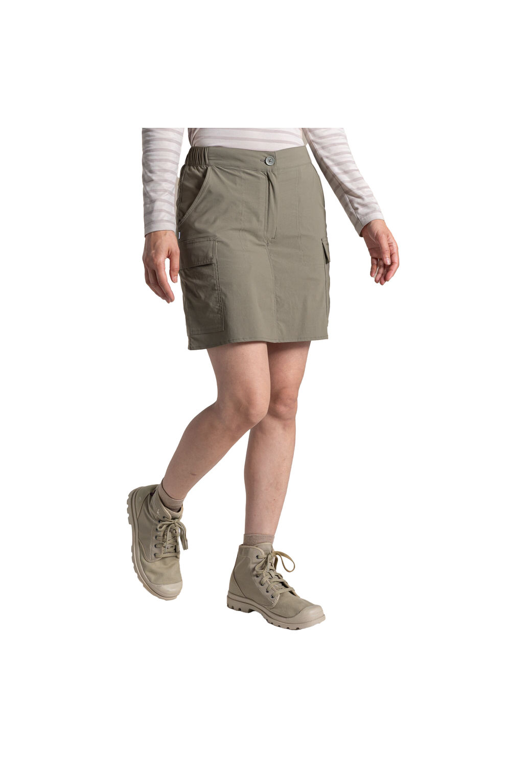 Olive NosiLife Pro Cargo Skirt, Image 4 of 5