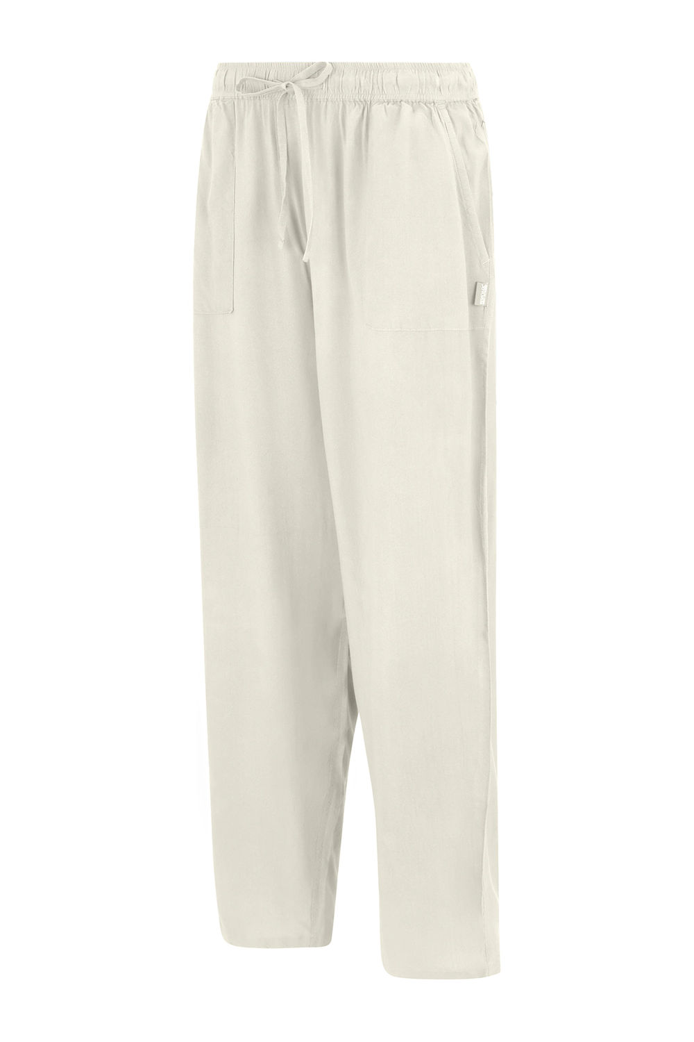 Cream Elbrie Plain Trousers, Image 3 of 5