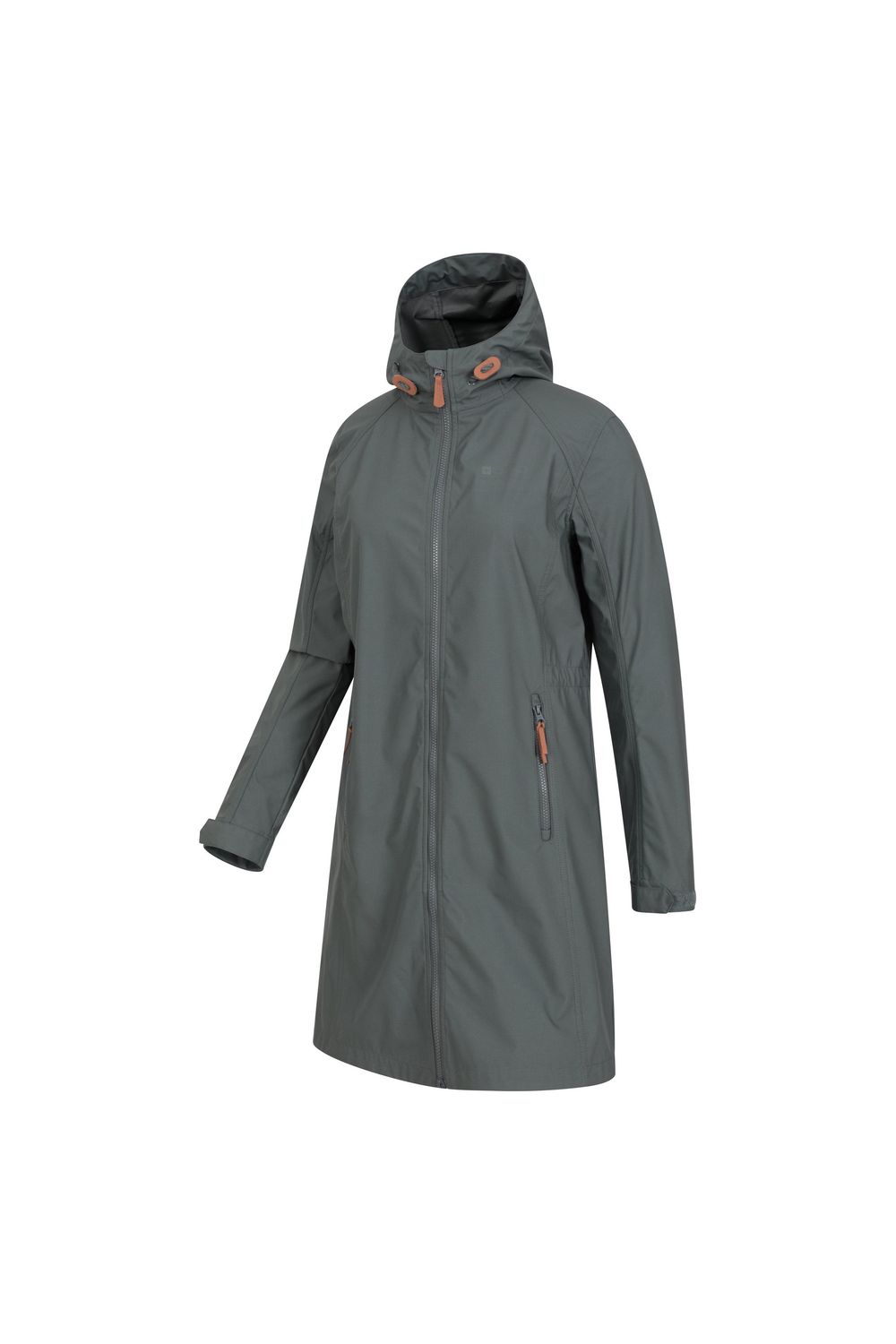 Green Ioana Longline Soft Shell Jacket, Image 4 of 4