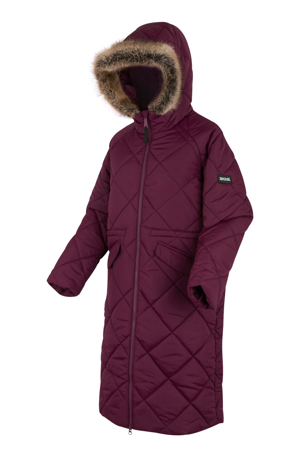 Plum Regatta Plum Freyla Padded Jacket, Image 3 of 5