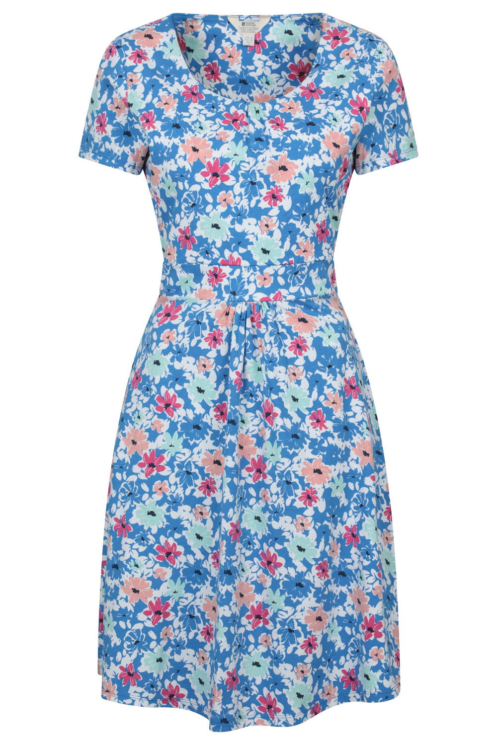 Blue Orchid Floral UV Dress, Image 1 of 4
