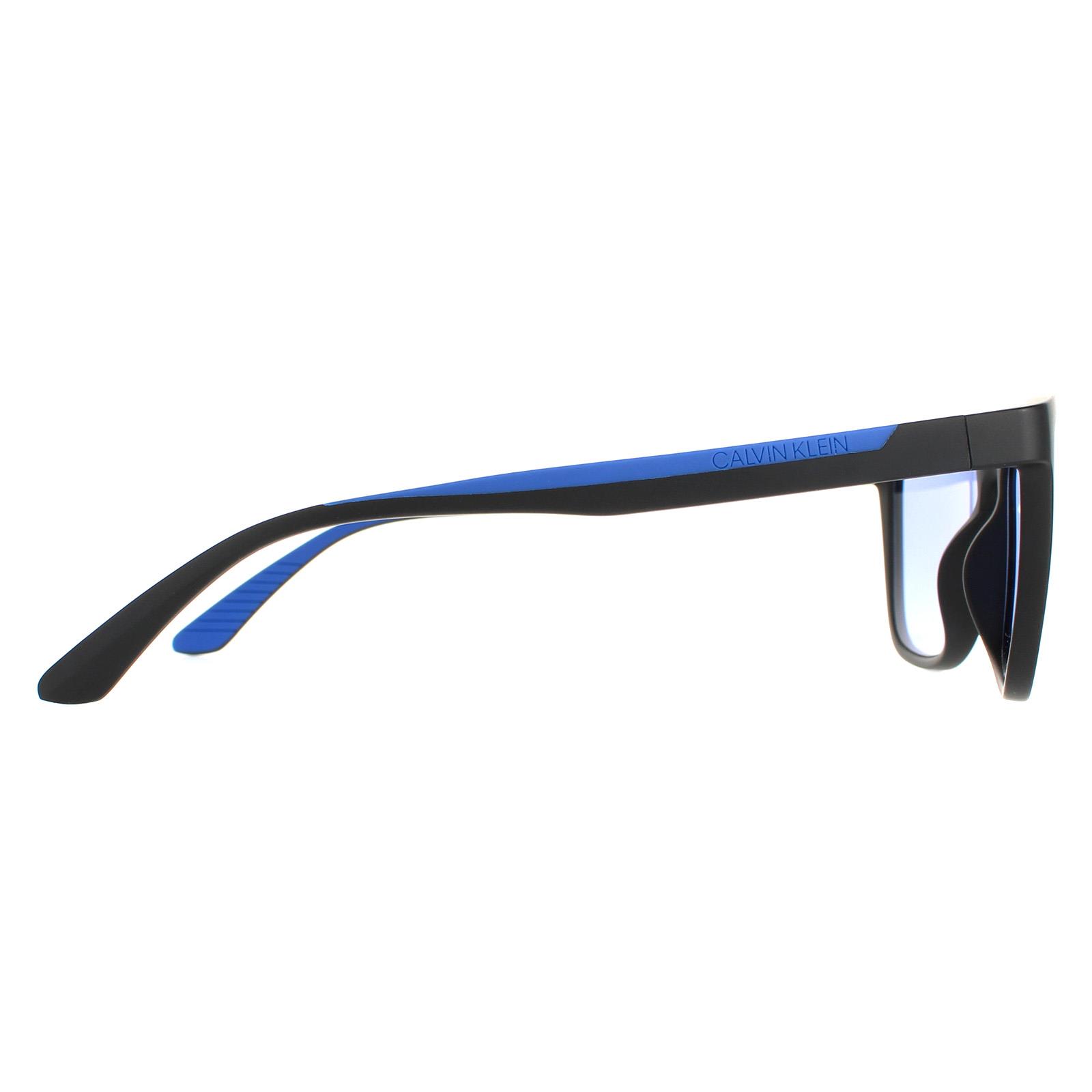 Black Calvin Klein Black Square Matte Black Blue CK20545S, Image 4 of 4