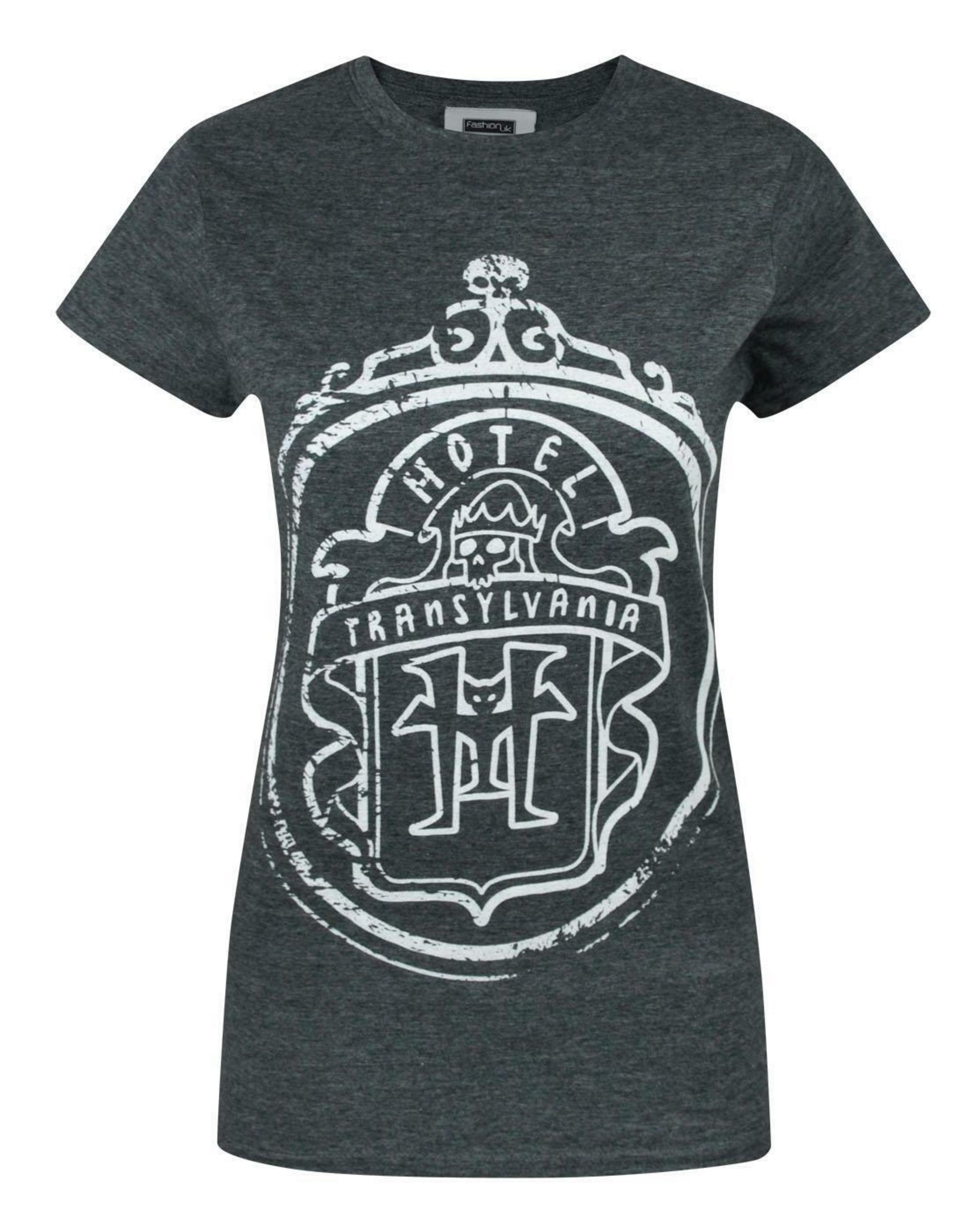 Charcoal Hotel Transylvania Logo Women's T-Shirt, Image 1 of 4