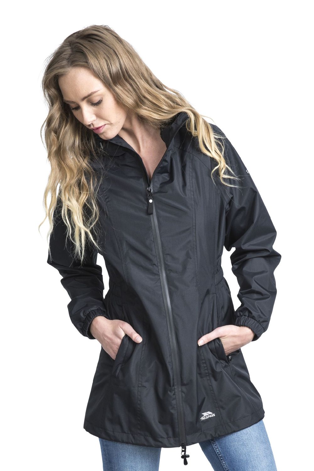Black Waterproof Shell Jacket, Image 3 of 4