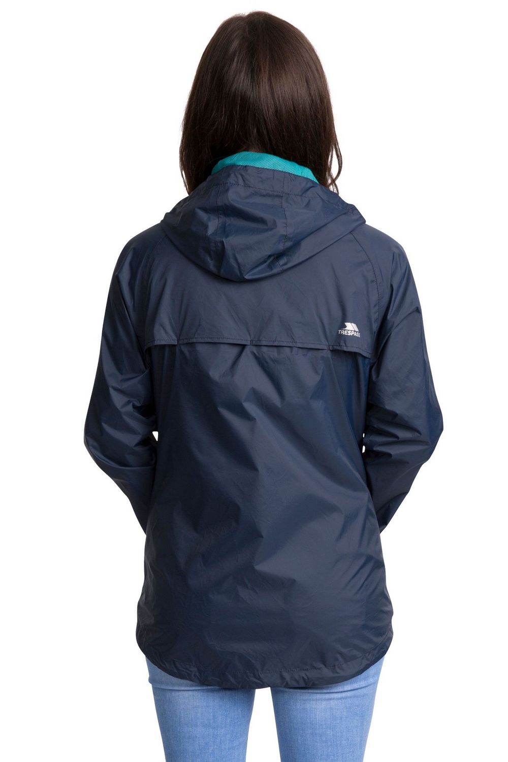 Navy Qikpac Packaway Waterproof Jacket, Image 3 of 4