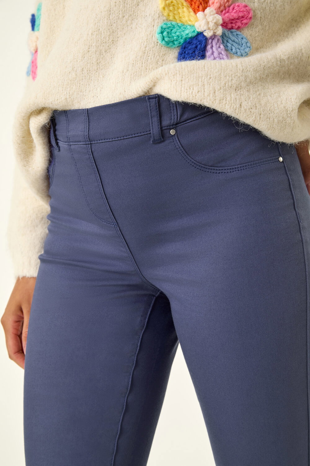 Steel Blue 31'' Denim Stretch Jegging, Image 6 of 5
