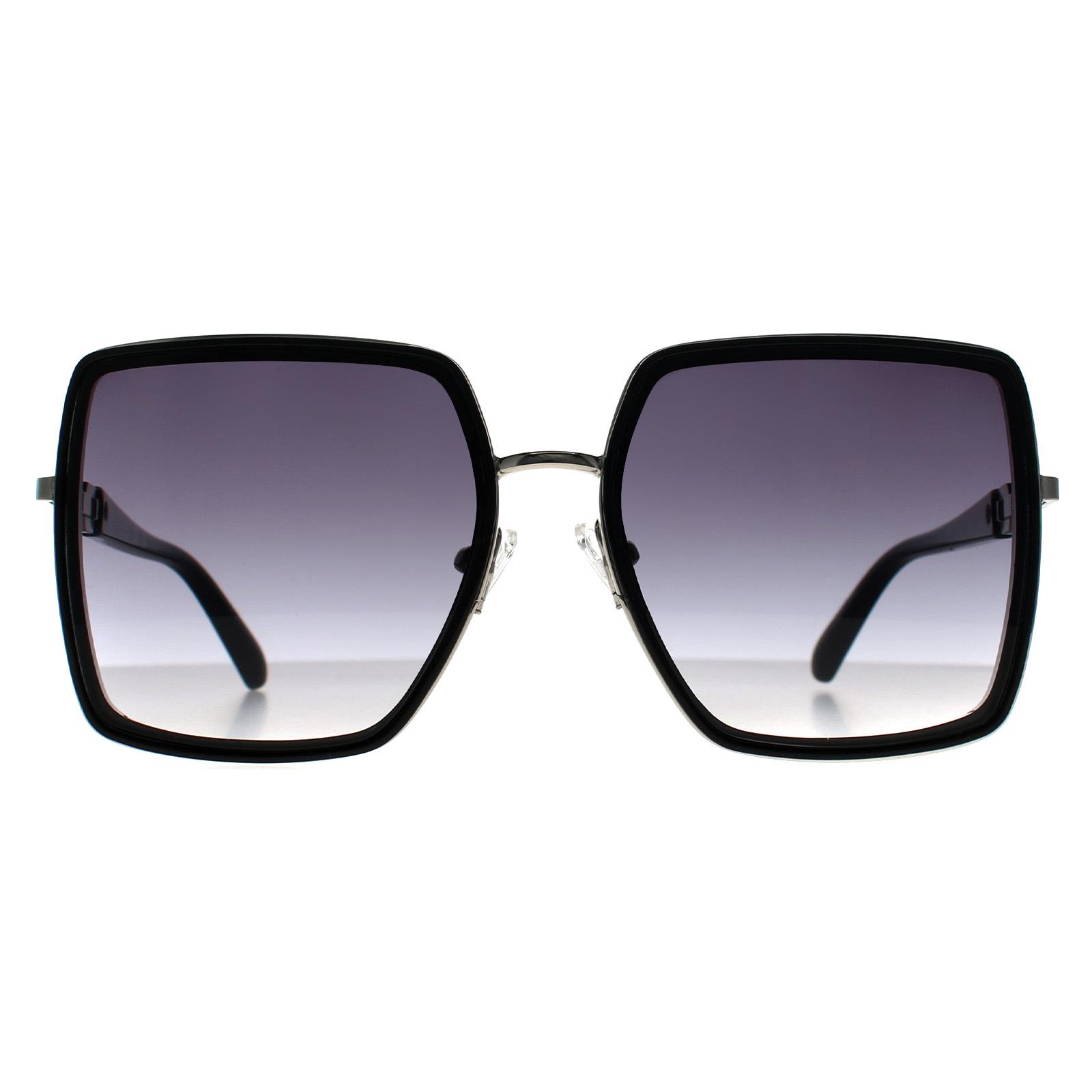 Black Guess Black Square Shiny Black Grey Gradient GO00041, Image 1 of 3