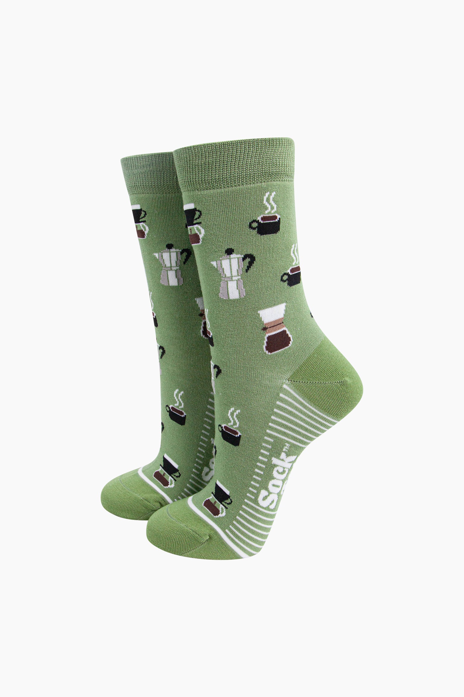 Multi Coffee & Books Bamboo Socks Gift Set, Image 3 of 4