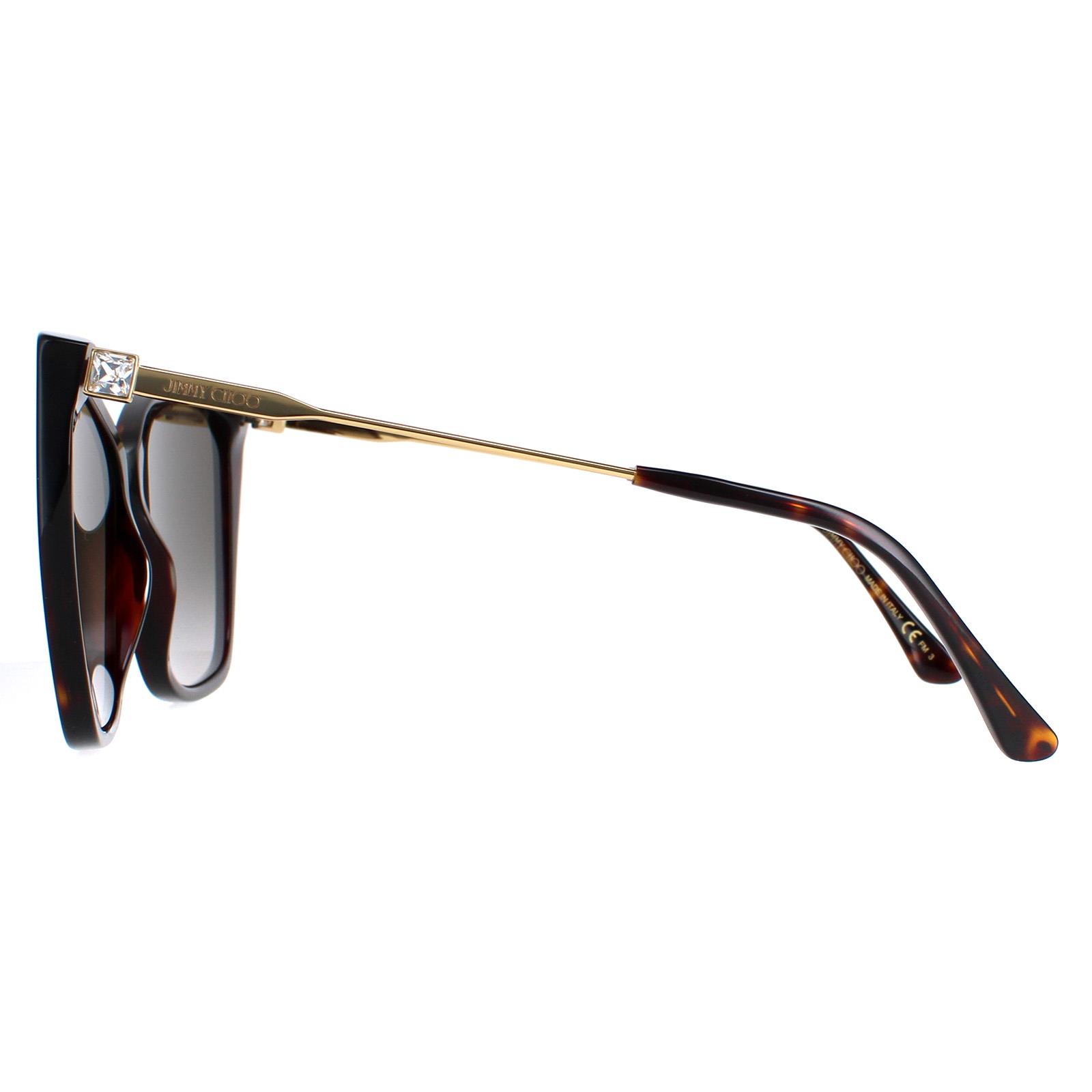 Brown Jimmy Choo Brown Cat Eye Dark Havana Brown Gradient Seba/S, Image 3 of 4