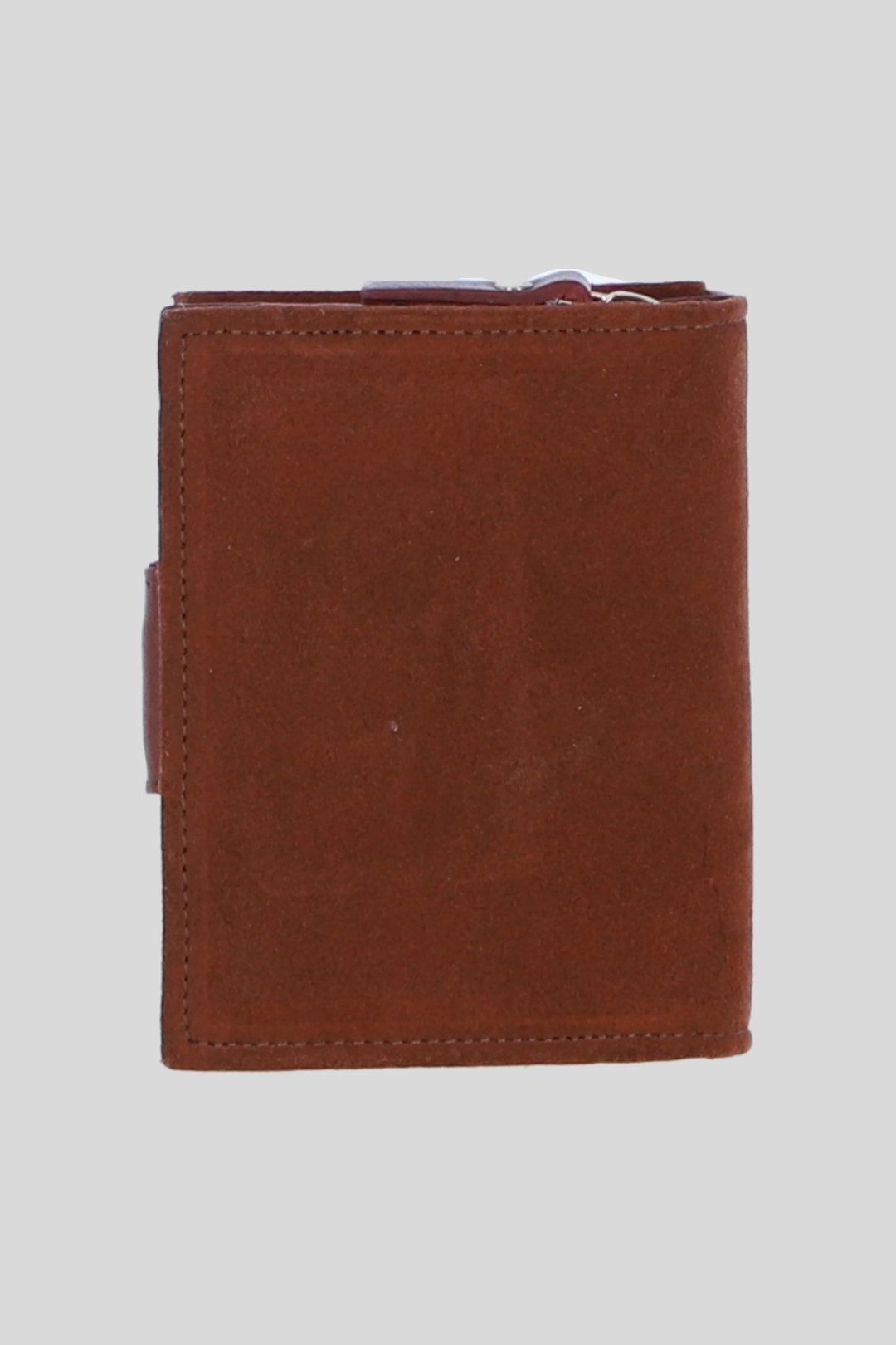 Tan Suede & Leather RFID Protected Trifold Purse, Image 4 of 4