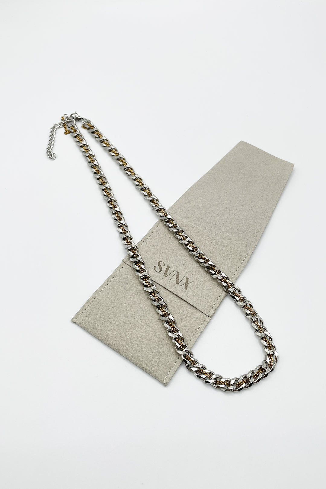 Gold Woven Chain Necklace, Image 2 of 5