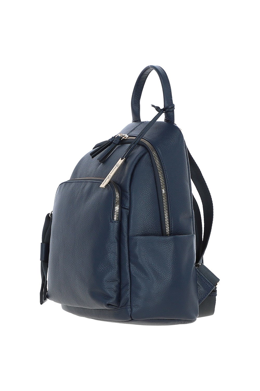 Navy 'Lusso Legato' Real Leather Backpack, Image 2 of 4