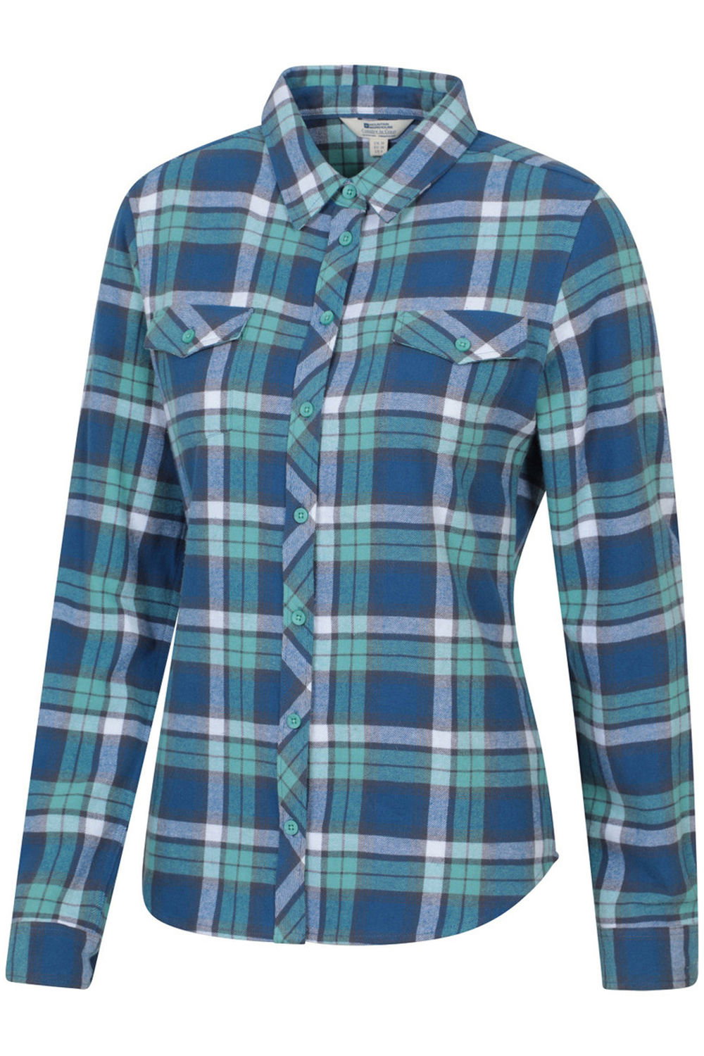 Blue Willow Flannel Shirt, Image 3 of 4
