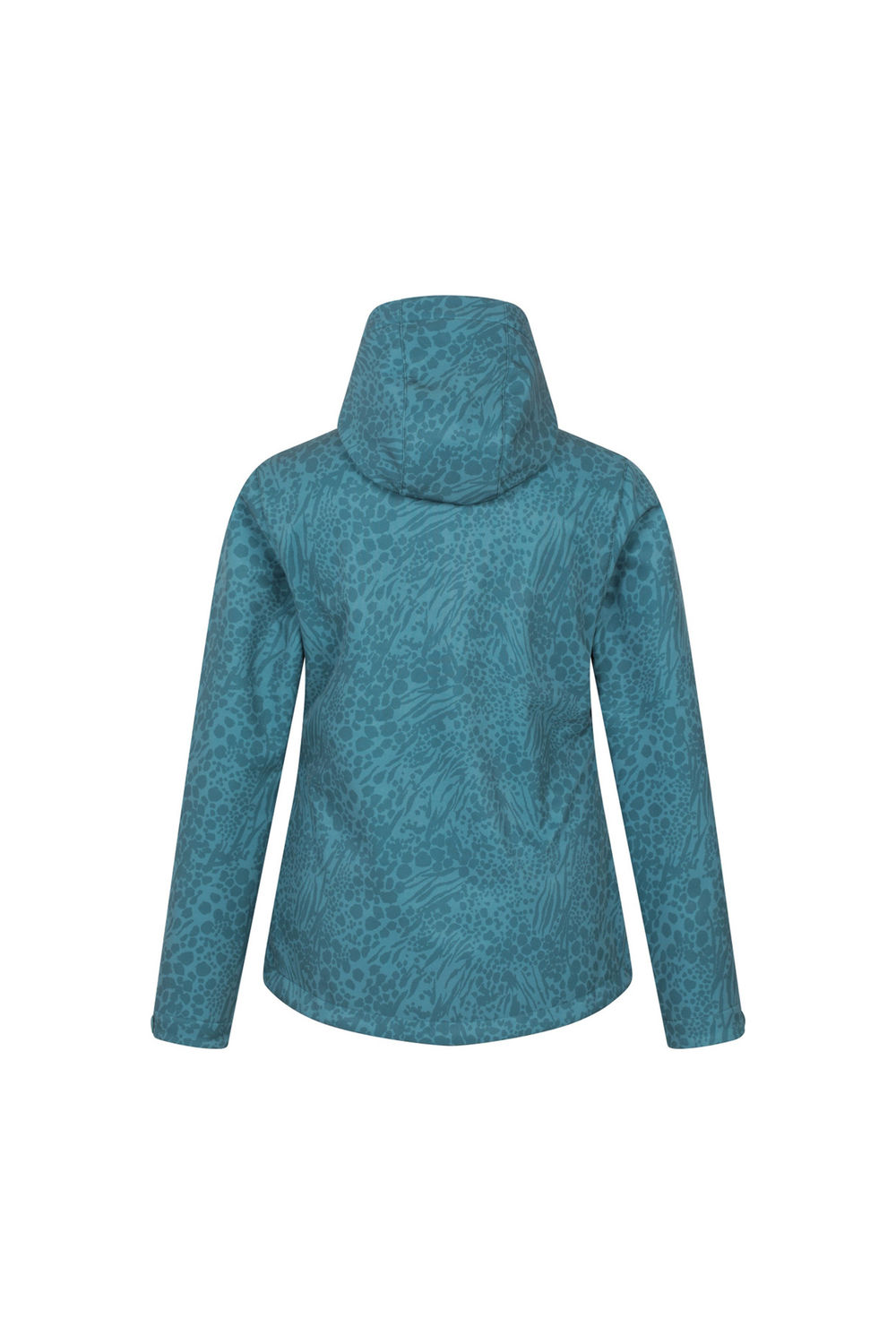 Teal Exodus Printed Softshell Jacket, Image 2 of 4